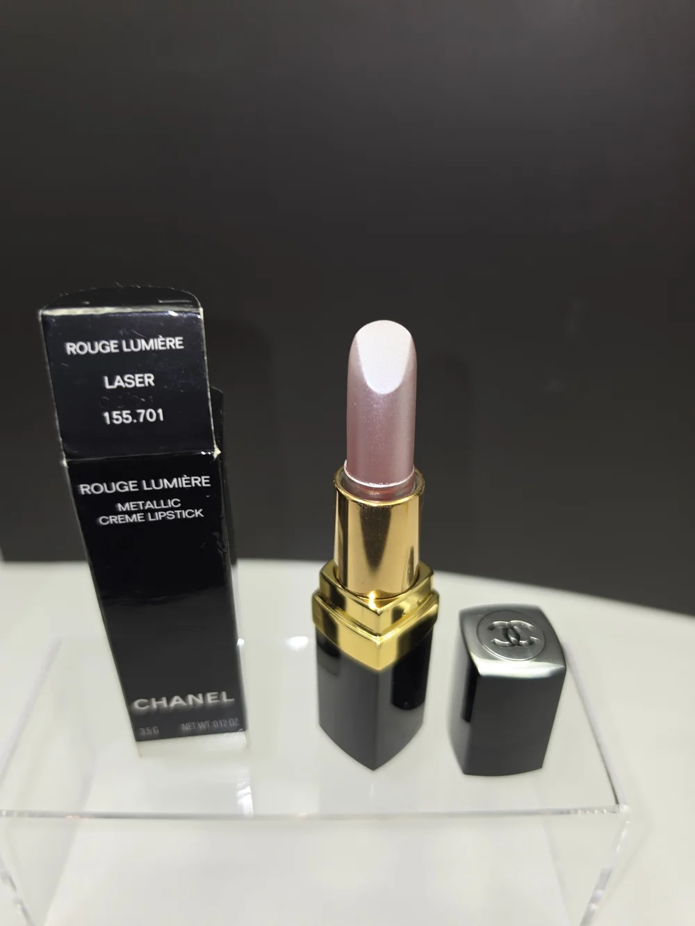 SUPER RARE VINTAGE CHANEL Rouge Lumière Metallic Creme Lipstick - 